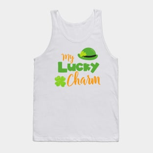 Saint Patrick's Day, Leprechaun Hat, Lucky Charm Tank Top